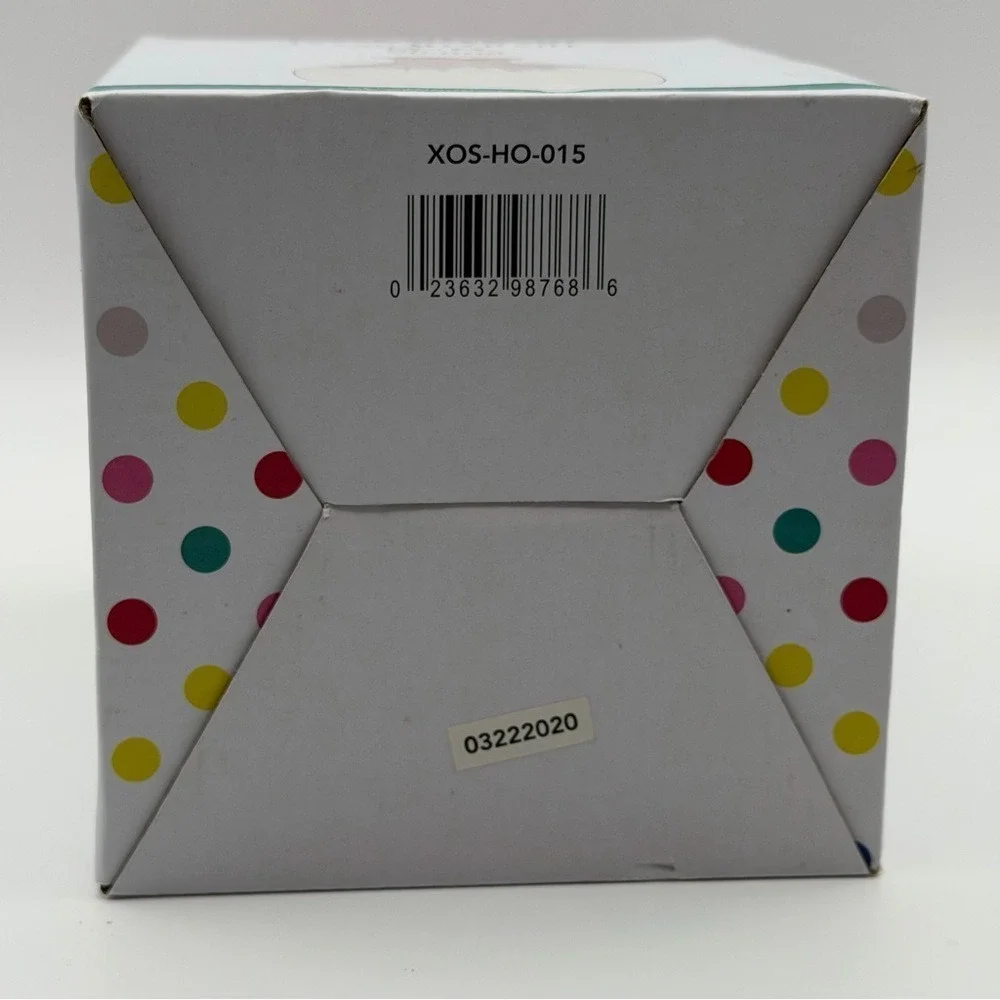 Isaac Mizrahi Loves‎ Xo Sienna Vase Ceramic Pottery Cream Hand Dipped Pink Glaze